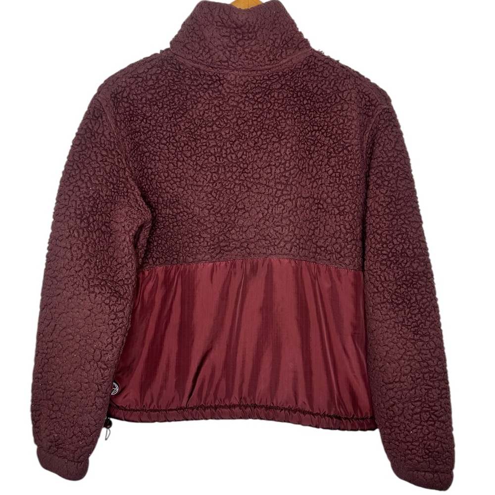 Modetta Outdoor Project Maroon Pullover Turtleneck Fleece Sweater Size XS - Picture 5 of 7